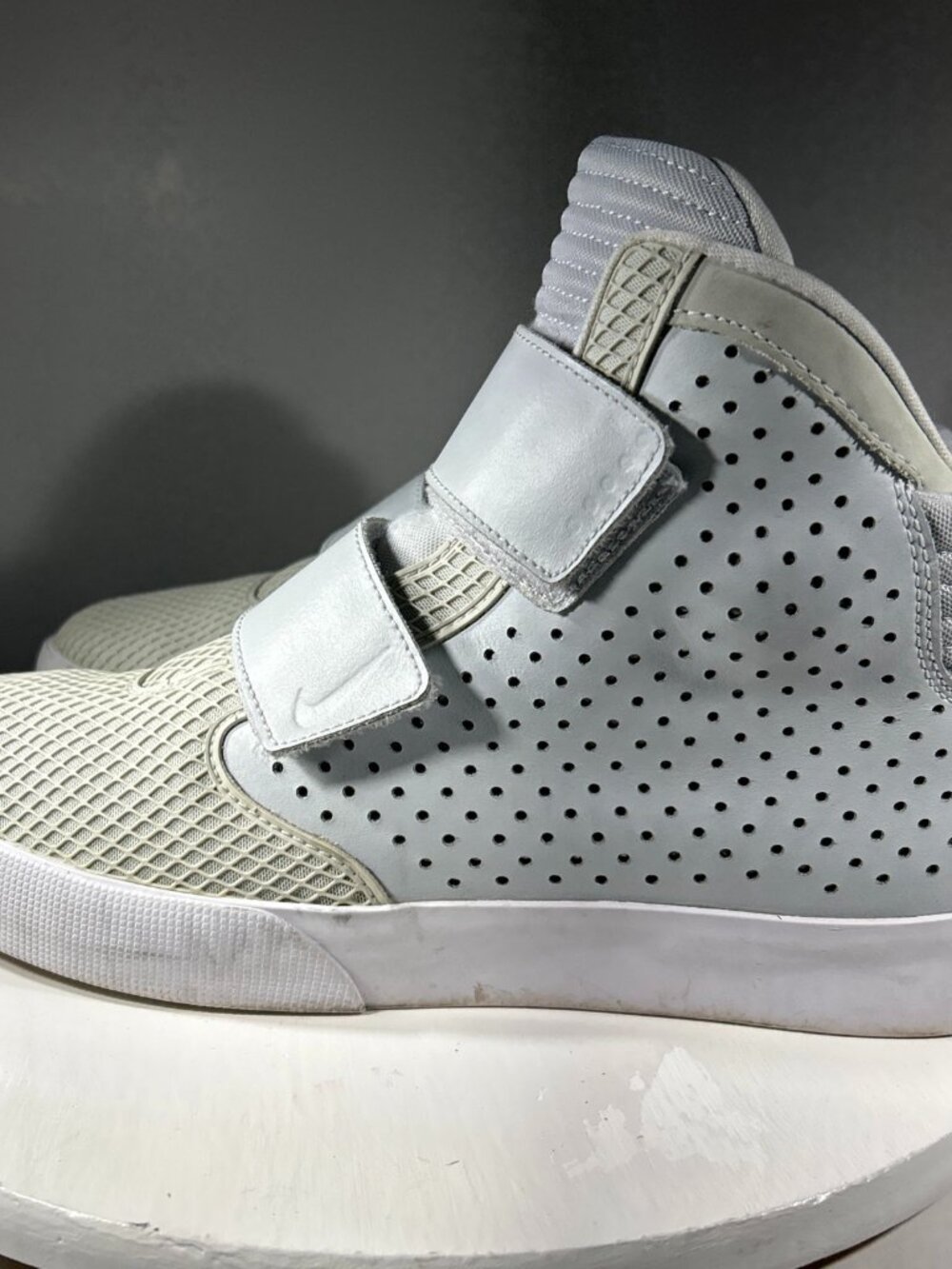Nike Flystepper 2K3 Shoes Mens 10 Gray High Top Trainer Sneakers 677473-004 Gym